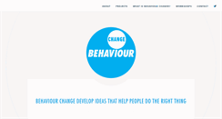 Desktop Screenshot of behaviourchange.org.uk